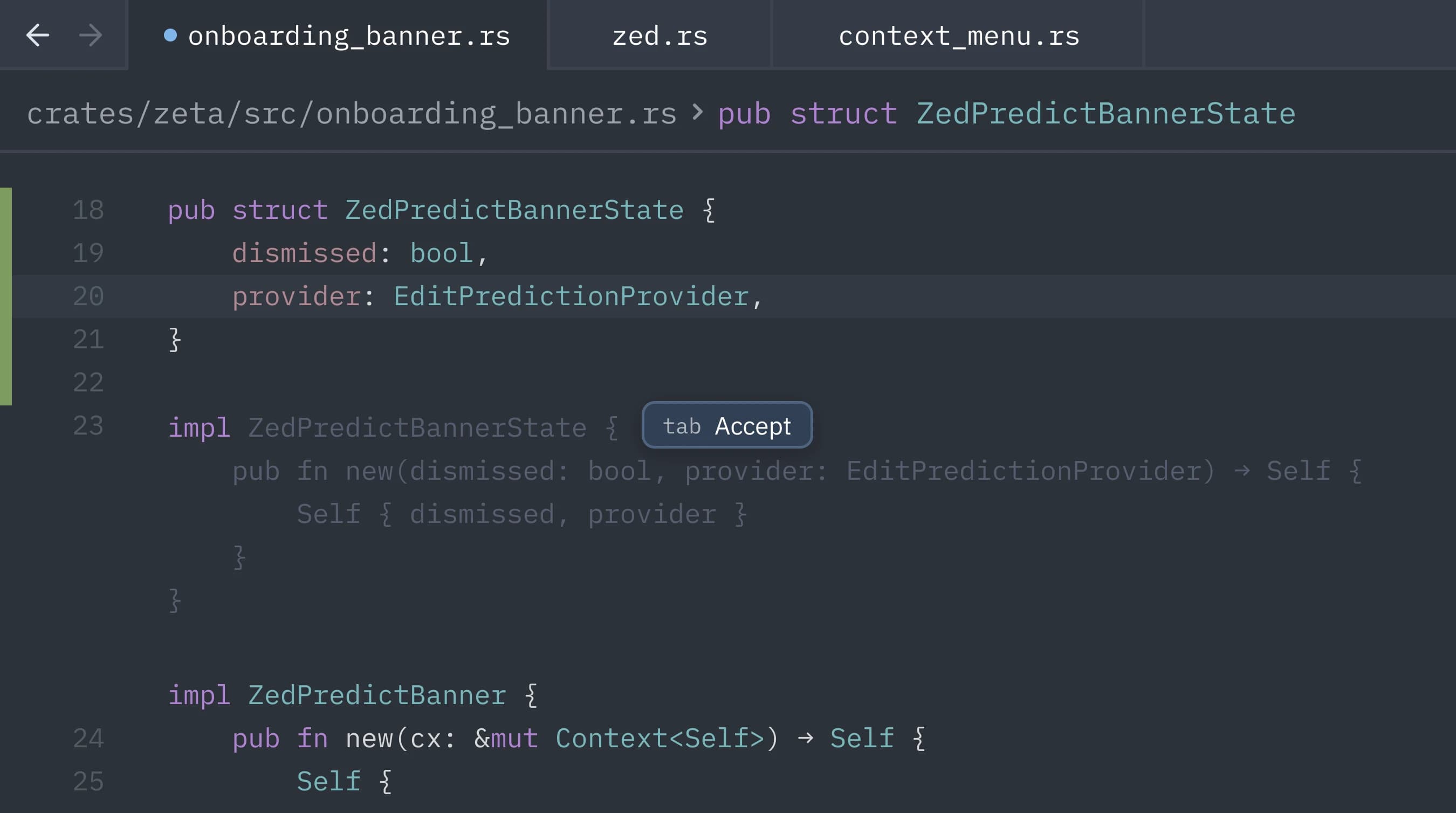 Zed now predicts your next edit with Zeta, our new open model